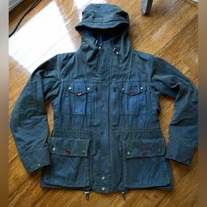 Barbour x To Ki To waxed cotton jacket with wool liner
